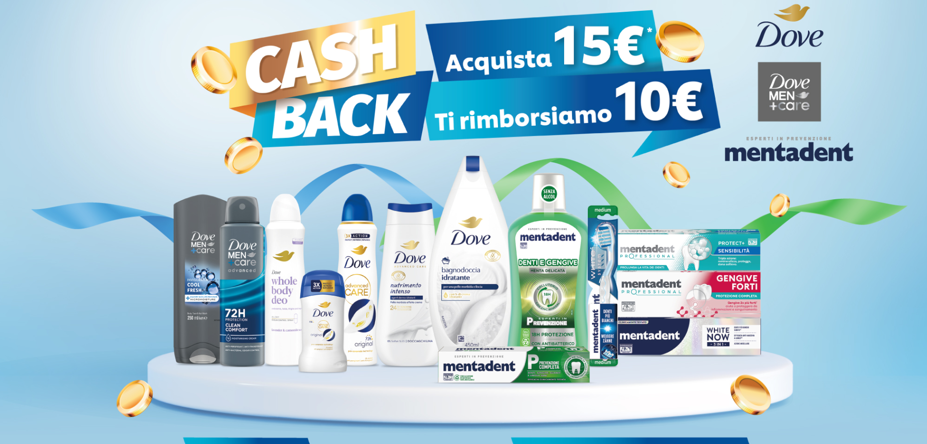 Cashback Dove & Mentadent