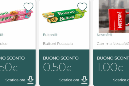 Buoni sconto Nescafé e Buitoni
